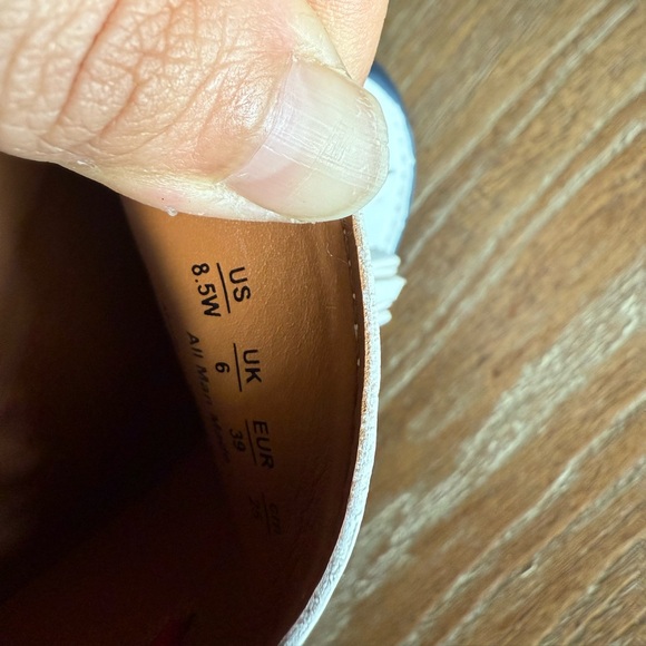 NWOT FRANCO SARTO Carolyn Patriotic Loafers  Red Blue White Women’s Size 8.5W - Picture 9 of 13